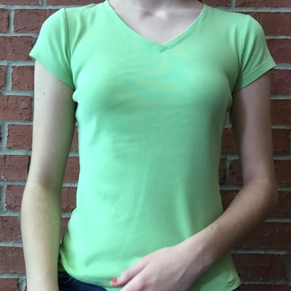 Green Plain Tee
